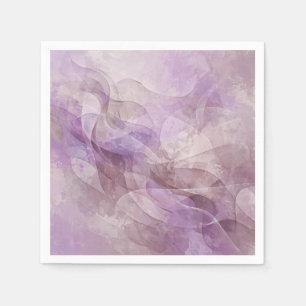 Lavender Dreamy Swirl Lilac Mauve Lavender Napkins