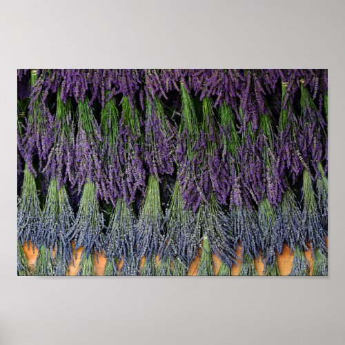 Lavender Drying Rack Poster