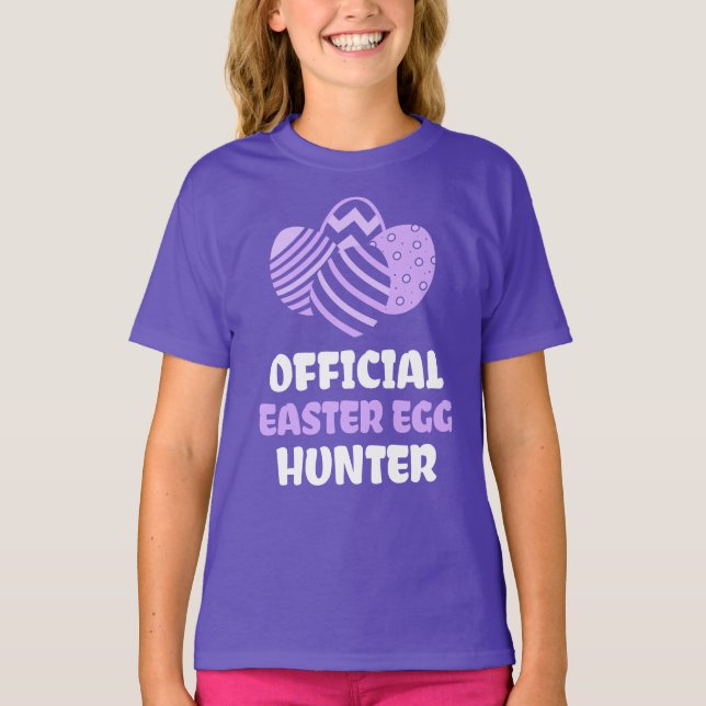 Lavender Egg Hunter Kids Shirt (Front)