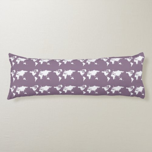 Lavender Elegant World Body Pillow