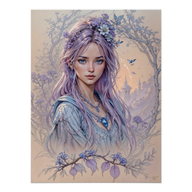Lavender Enchantment Poster (Front)