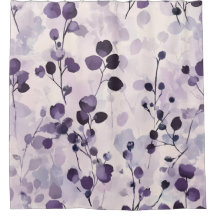 Lavender Eucalyptus Watercolor Floral