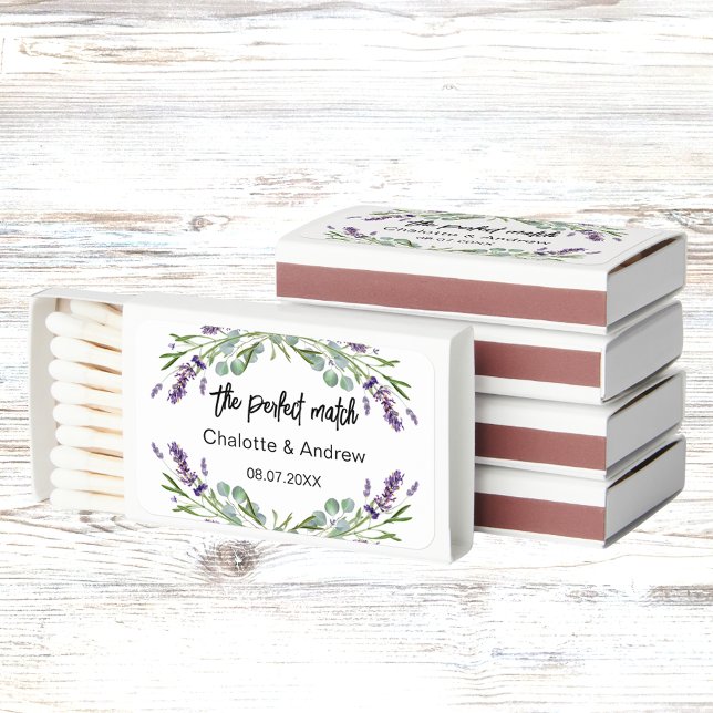 Lavender eucalyptus wedding perfect match matchbox (Creator Uploaded)