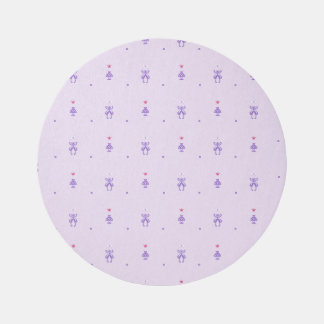 Lavender Fairy Runes Rug