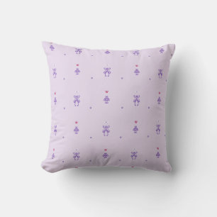 Lavender Fairy Runes  Throw Pillow