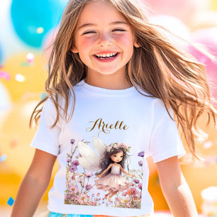 Lavender Fantasy Fairy wildflower pastel  T-Shirt