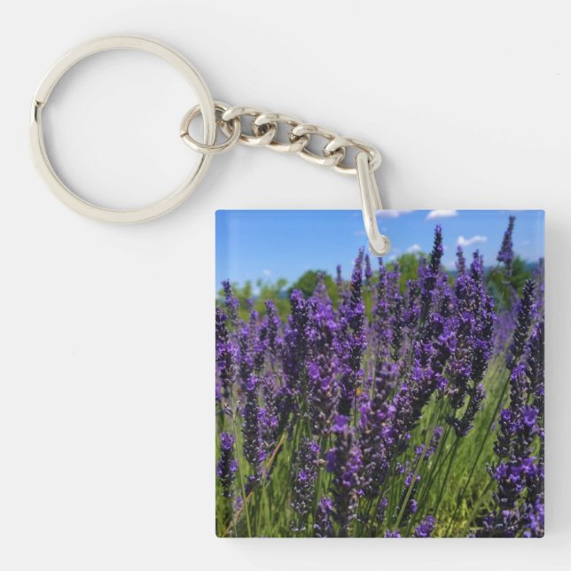 Lavender Farm Keychain (Front)