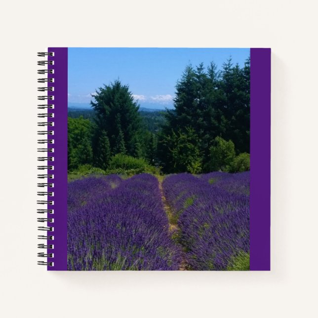 Lavender Farm Notebook (Front)