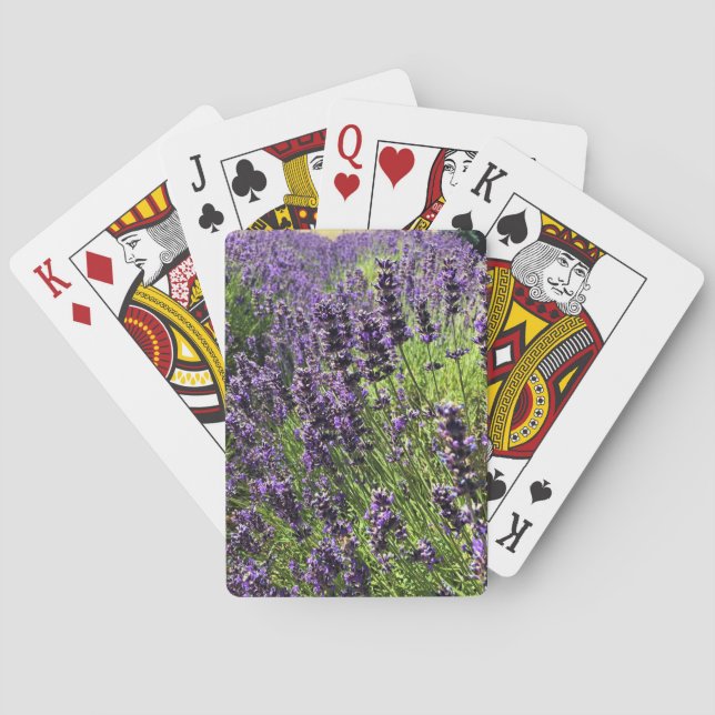 Lavender Farm Poker Cards (Back)