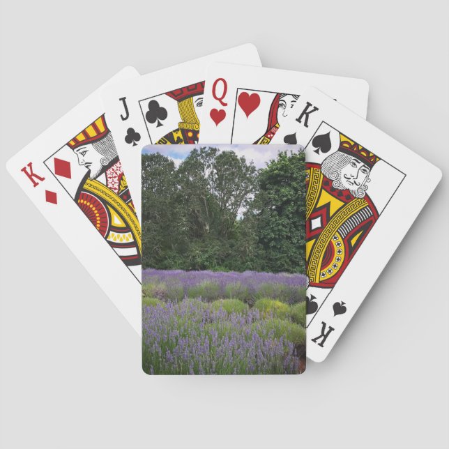 Lavender Farm Poker Cards (Back)