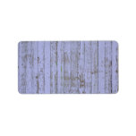 Lavender Faux Wood Texture Address Label