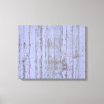 Lavender Faux Wood Texture Stretched Canvas Print