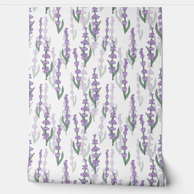Lavender feald  wallpaper  (Unrolling)