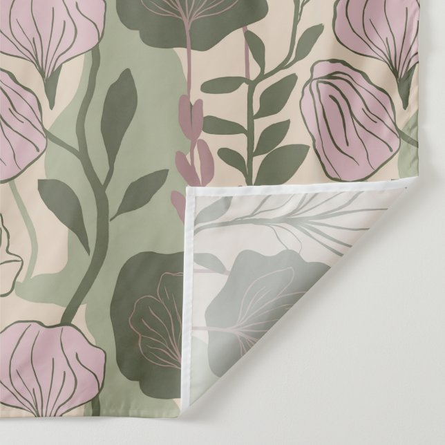 “Lavender Fern Whimsy” Tapestry (Detail)