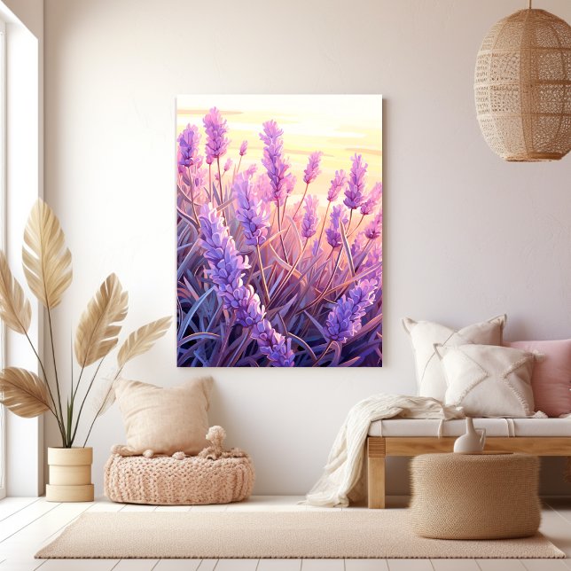 Lavender Field Calm Wall Art (Creator Uploaded)