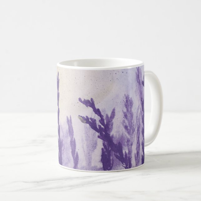 Lavender Field Coffee Mug (Front Right)