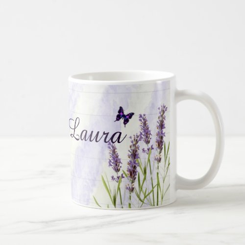 Lavender field  coffee personalized mug