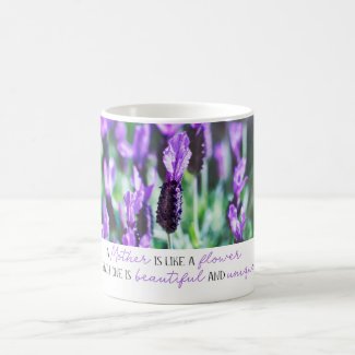 Lavender field floral mothers day purple flowers