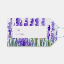 Lavender Field Gift Tag
