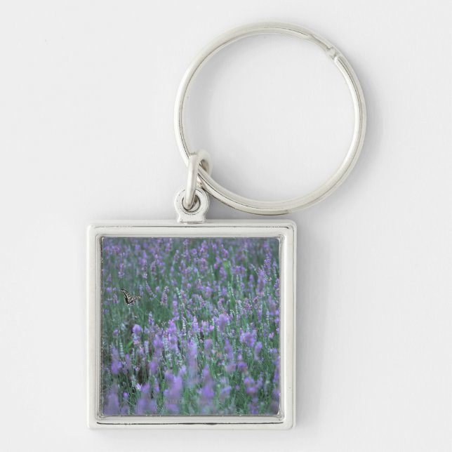 Lavender Field Keychain (Front)