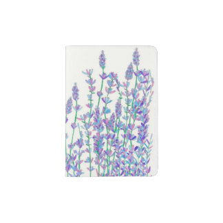 Lavender Field Passport Holder
