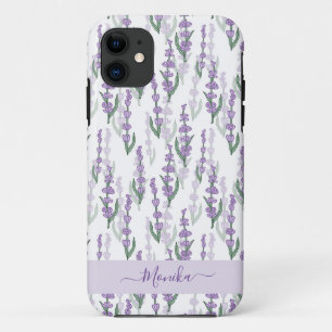 Lavender field provence purple flower iPhone 11 case