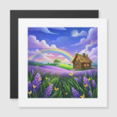 Lavender Field Rainbow Cottage Dream (Front/Back)