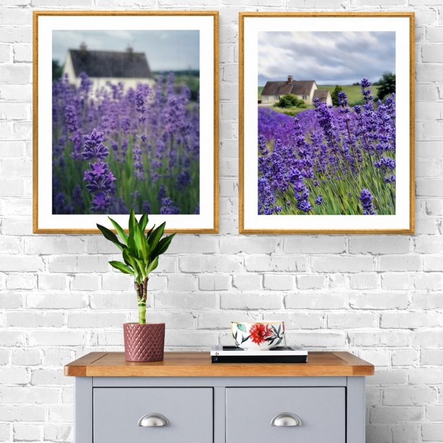 Lavender field wall art sets (Creator Uploaded)