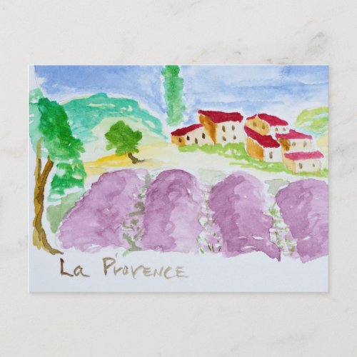 Lavender Fields Abbaye de Senanque  Provence Postcard