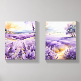 Lavender Fields Canvas Art Canvas Photo Tile