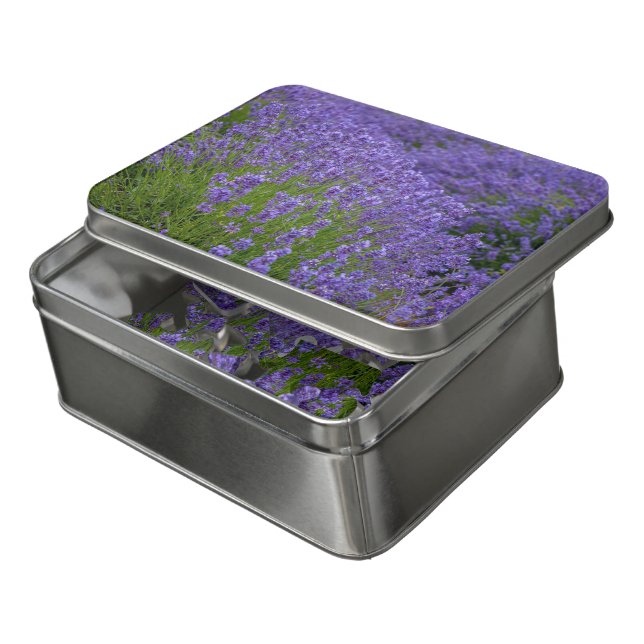 Lavender fields floral challenging jigsaw puzzle (Lid Open)