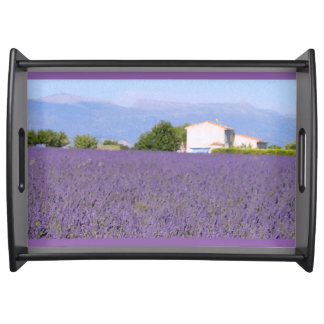 Lavender Fields in Valensole, France Serving Tray