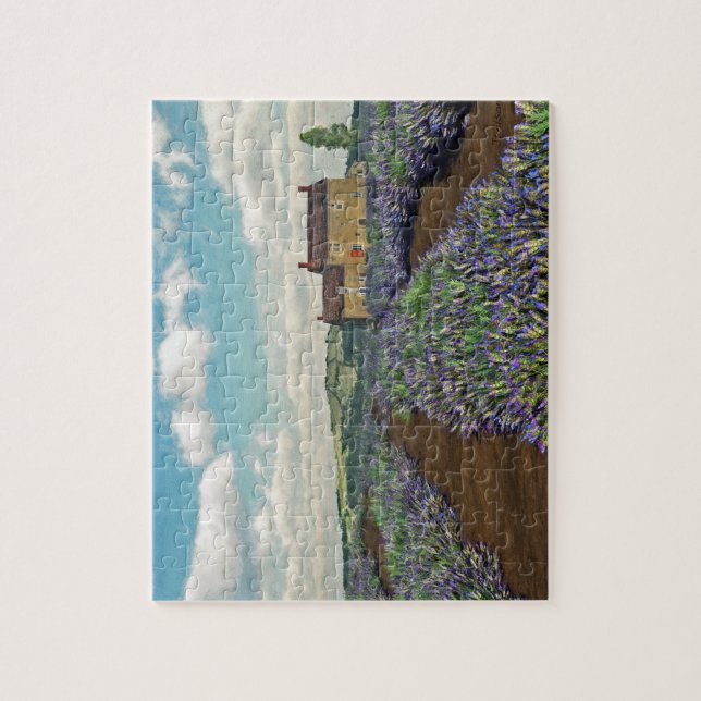 Lavender Fields Jigsaw Puzzle (Vertical)