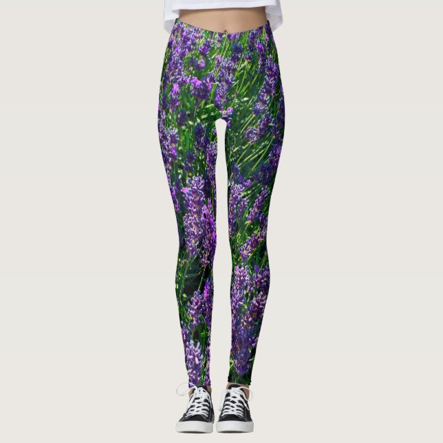 Lavender  Fields Leggings (Front)