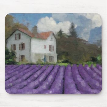 Lavender Fields Mouse Pad by timelesscreations at Zazzle
