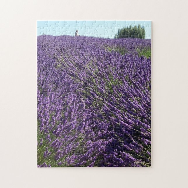 Lavender Fields of Sequim, WA Photo Jigsaw Puzzle (Vertical)