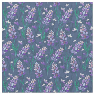 Lavender Fields Pattern, Dark Fabric