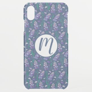 Lavender Fields Pattern in Purple