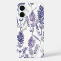 Lavender Fields | Purple Watercolor Flower Pattern
