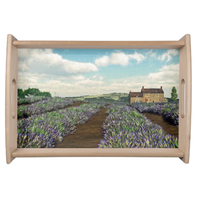 Lavender Fields Serving Tray (Front)