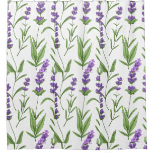 LAVENDER FIELDS SHOWER CURTAIN