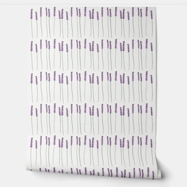 🌿 Lavender Fields Wallpaper - by lilbowwie Wallpaper (Unrolling)