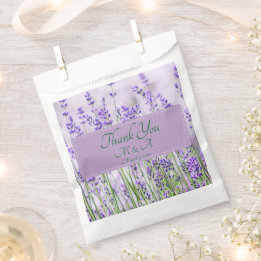 Lavender Fields Wedding Favor Bags
