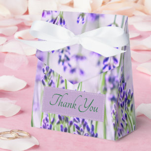 Lavender Fields Wedding Tent Favor Box