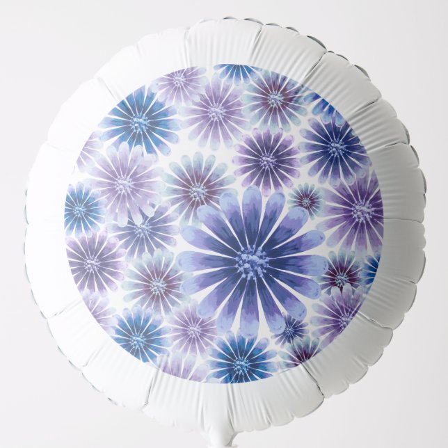 Lavender Floral Balloon (Front)
