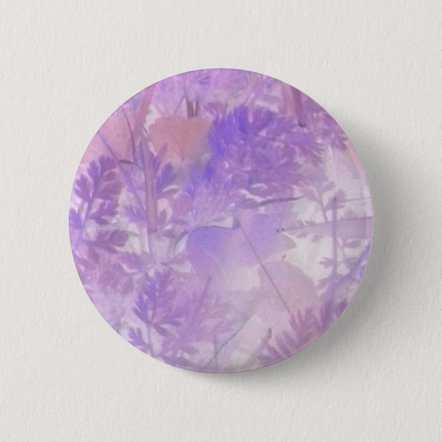 Lavender Floral Button (Front)