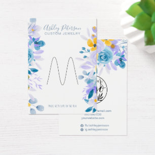 Lavender floral chic jewelry ring display