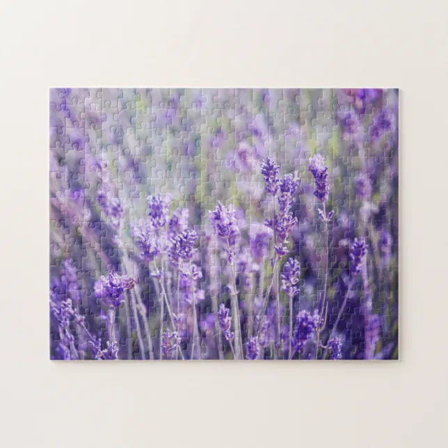 Lavender Floral Jigsaw Puzzle | Zazzle