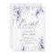 Lavender Floral Mauve Dusty Purple Bridal Shower