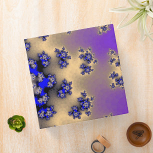 Lavender Floral Sprinkles 3 Ring Binder